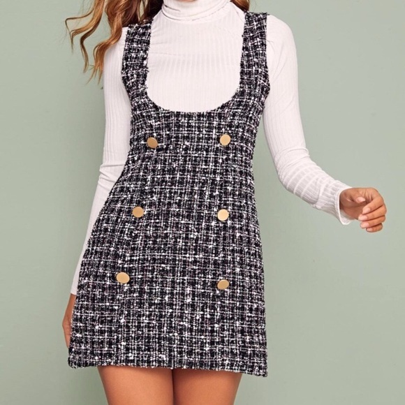 New Shein | Plaid Romper - Picture 5 of 5